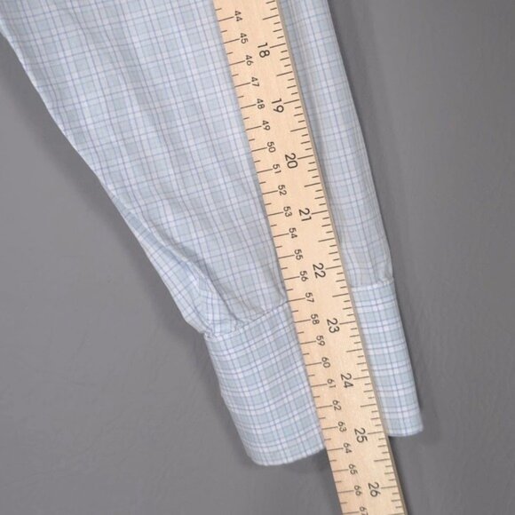 SOUTHERN TIDE Men's Shirt‎ LARGE Classic Fit Blue Plaid Button Down - Picture 8 of 9